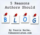 5 Reasons Authors Should Blog 5 Reasons Authors Should Blog
