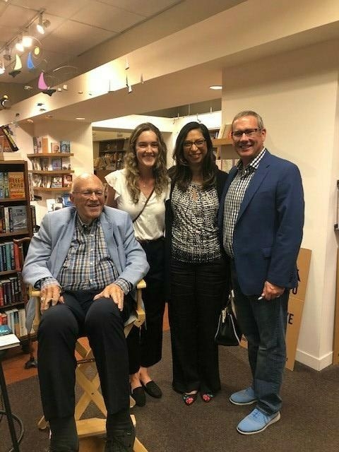 With the legendary client Ken Blanchard and Randy Conley. It’s an honor to promote their work. Also in the photo with me is my colleague Julia Sutherlin. 